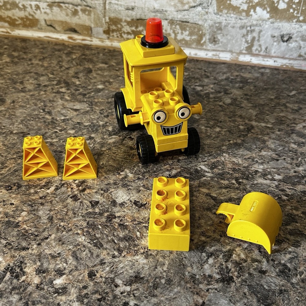 Lego Duplo 3272 Incomplete Bulldozer Only Scoop on the Road Bob the Builder